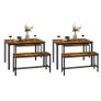 Dining Table and Bench Set for 8 People Image 2
