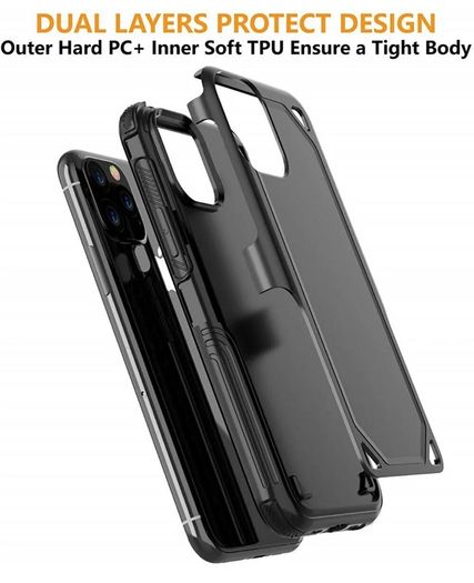 Hybrid Armour Case for iPhone 12 11 Pro XR XS MAX 6 7 8 SE Shockproof Back Cover