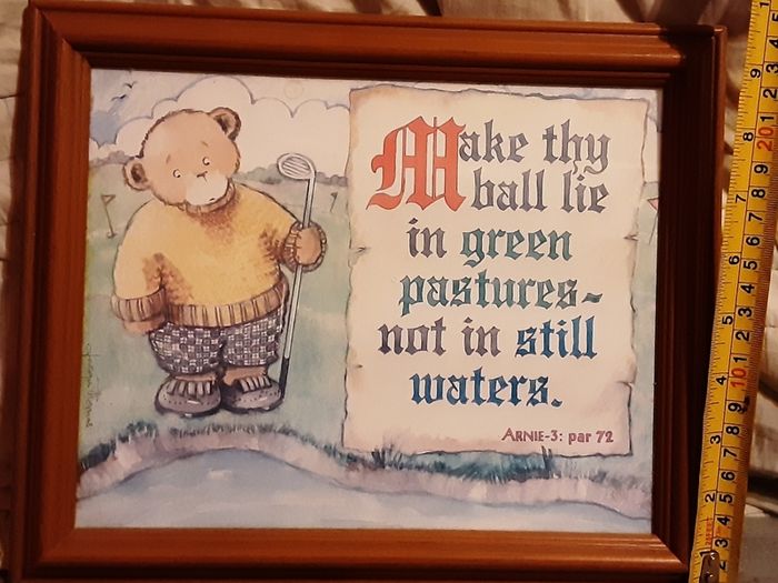 golf ball's out of the water