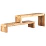 2 Piece TV Cabinet Solid Acacia Wood Image 5