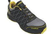 Goodyear Metal Free Safety Trainers Black/Yellow Size 13