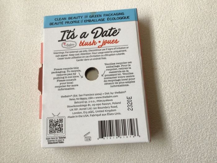 Brand New the Balm Its a Date Blush