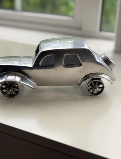 Vintage-Style Polished Cast Aluminium Model