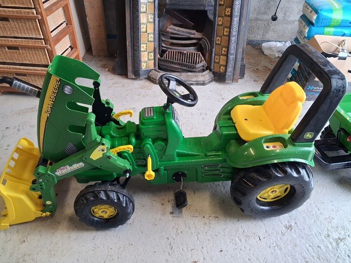 Rolly Toys John Deere Tractor & Trailer