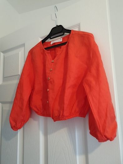 Zara crop blouse