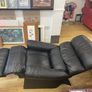 Black Leather Recliner Image 6