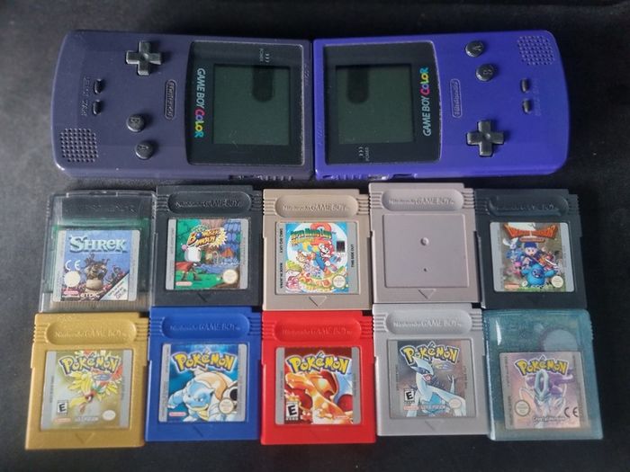 Gameboy color and games including Pokemon Games - CHECK DESCRIPTION FOR WHAT IS LEFT