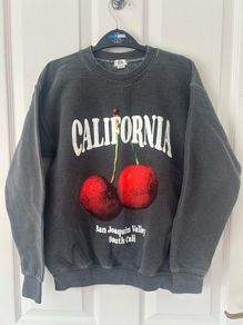 Girls River Island Sweatshirt Age 7-8