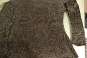 Ralph Lauren Silk and Metallic Sweater