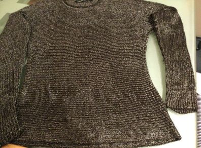 Ralph Lauren Silk and Metallic Sweater