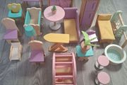 Wooden doll house furniture