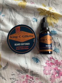 King C Gillette Beard Softner & Oil