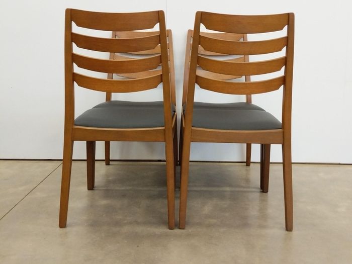 Mid-century teak dining chairs