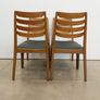 Mid-century teak dining chairs Image 3