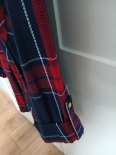 BNWT Ladies Burgandy Check Shirt