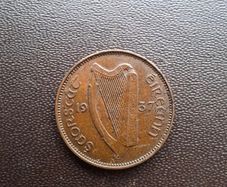 Irish Free State. 1937 Farthing. Good condition!