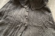 H&amp;M sweater poncho size S