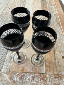 waterford crystal John Rocha red wine glasses