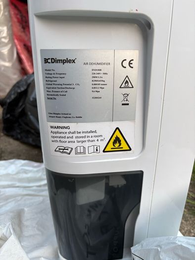 Glen Dimplex 10L Dehumidifier DXD101R