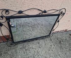 Wrought Iron Wall Mirror: Large Decorative Mirror