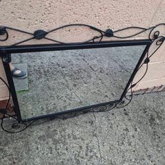 Wrought Iron Wall Mirror: Large Decorative Mirror