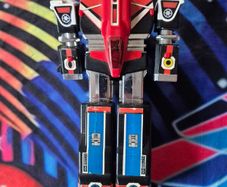 RARE 80's Bandai Japan DX Sentai Maskman Great Five Robo Chogokin Godaikin Robot Mech Action Figure Power Rangers