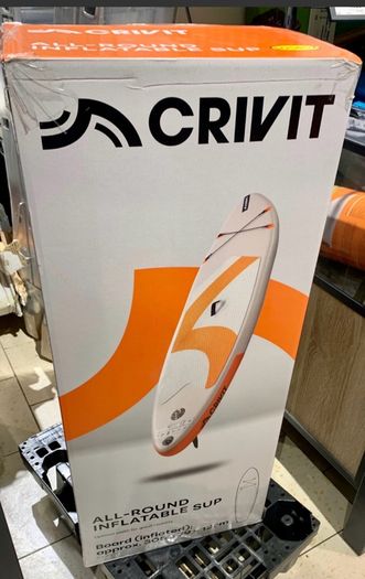 Crivit Inflatable Paddleboard - All Round Touring Stand Up SUP L305xW79xH12cm