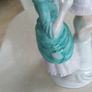Vintage ornament of lady milliner hat maker Image 3
