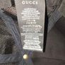 Authentic Gucci Men's Black Snake GG Jacquard Baseball Cap Image 4