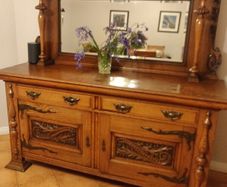 Antique oak sideboard