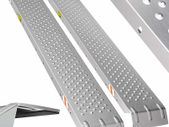 Set Of 2 400 kg Loading Ramp Galvanised Steel Ramps  Non-Slip Surface - Driveway