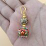 Handmade Afghani Design Colorful Enamel Drop Earrings Image 10