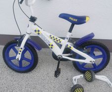 Boys police bike