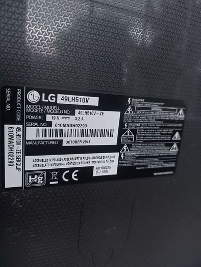 Lg 49" Full Hd Tv