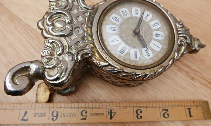 Vintage West German Splendex Working Mantel Clock