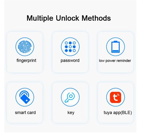 Tuya X7 Smart Lock - Fingerprint and Keypad Unlock