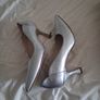 "Marian" silver high heel shoes Image 2