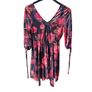 Mesh rose dress Image 3