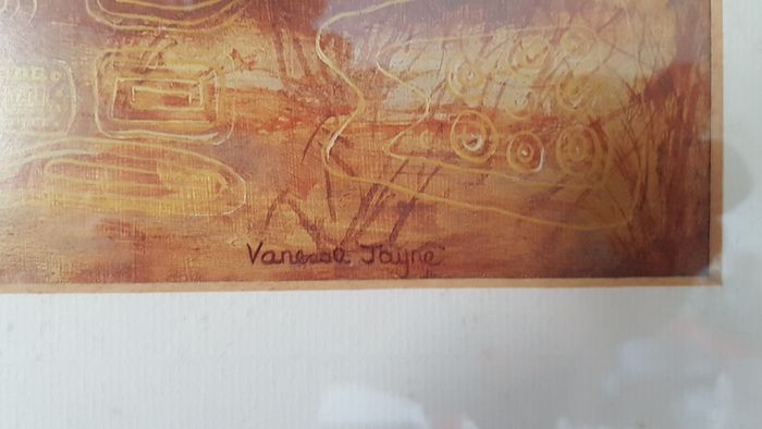 2 Piece Vanessa Jayne Large Wooden And Glass Framed Prints - Lion Family And Zebra Family