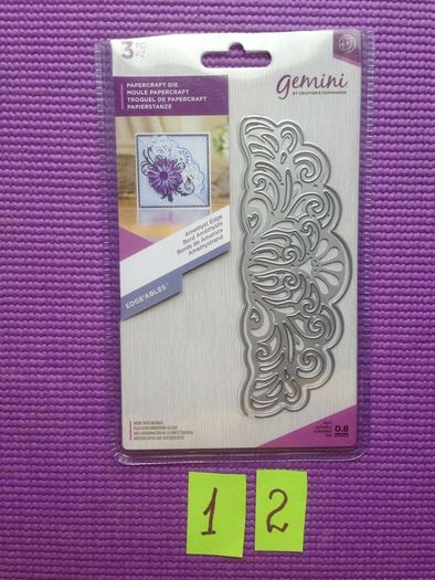 Metal dies, stamps and embossing folders