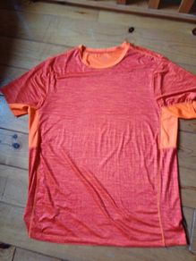 Size XL Orange Sports Teeshirt