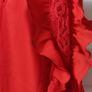 Long sleeve red top size 10 Image 2