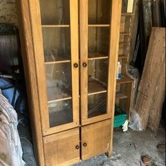 Solid oak cabinet
