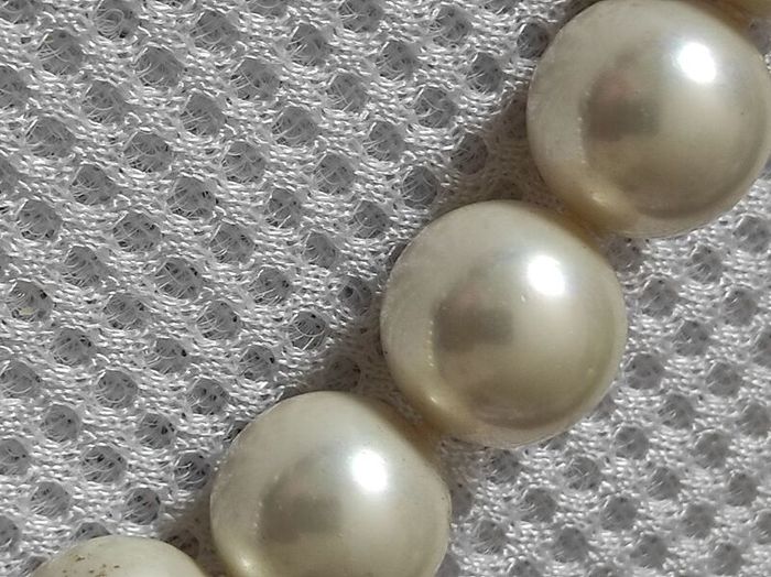 Sterling silver pearl necklace
