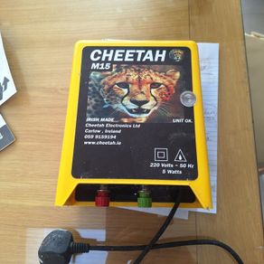 electric fence cheetah m15 220 volts