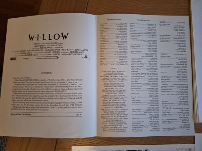 WILLOW movie press kit