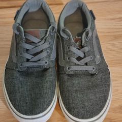 Original Vans Grey Sneakers Style 721356