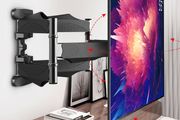 Articulating 6 Arms TV Wall Mount Full Motion Tilt Bracket TV Support Wall Mount For 32"-65" TVs Up to VESA 400x400mm and 88lbs