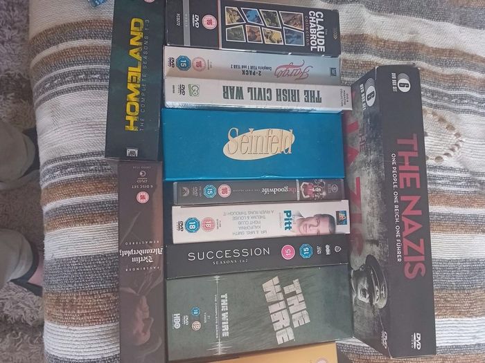 Bulk box sets and individual DVDs