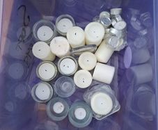Selection of Candles, Tealights and Holders